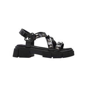 Bonprix RAINBOW sandály s nýty Barva: Černá, Velikost bot: 40