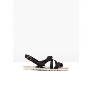 BONPRIX sandály s mašlí Barva: Černá, Velikost bot: 40