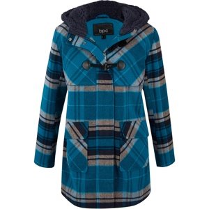 BONPRIX kabát s kapucí Barva: Modrá, Mezinárodní velikost: XL, EU velikost: 50