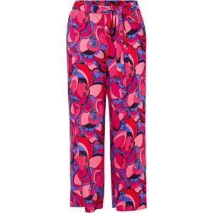 Bonprix BPC SELECTION 7/8 kalhoty se vzorem Barva: Růžová, Mezinárodní velikost: M, EU velikost: 42