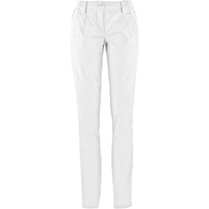 BONPRIX strečové kalhoty Barva: Bílá, Mezinárodní velikost: M, EU velikost: 42