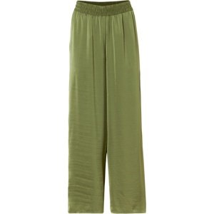 Bonprix BODYFLIRT saténové kalhoty Barva: Zelená, Mezinárodní velikost: XL, EU velikost: 50