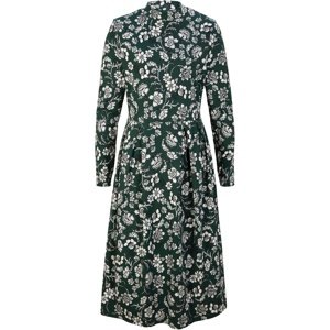 BONPRIX šaty s květy Barva: Zelená, Mezinárodní velikost: S, EU velikost: 36/38
