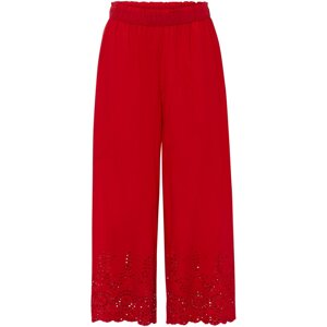 Bonprix BODYFLIRT 7/8 kalhoty Barva: Červená, Mezinárodní velikost: S, EU velikost: 38