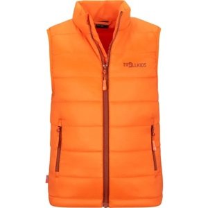 jiná značka TROLLKIDS "Kids Trondheim Vest" prošívaná vesta Barva: Oranžová, Velikost: 164