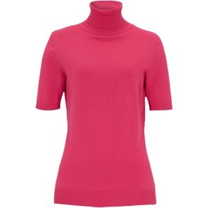 Bonprix BPC SELECTION svetr s krátkým rukávem Barva: Růžová, EU velikost: 44/46