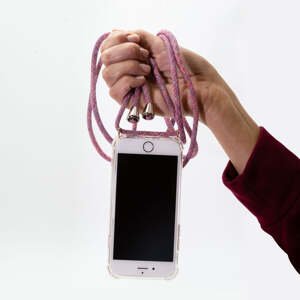 Pouzdro na telefon HMH s náhrdelníkem - iPhone, Vyberte si typ a barvu, která vám vyhovuje: 7Plus/8Plus BLACK
